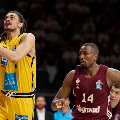 Jonathan Bähre im Trikot der Ludwigsburger, für die er von 2021 bis 2024 drei Jahre lang gespielt hat.