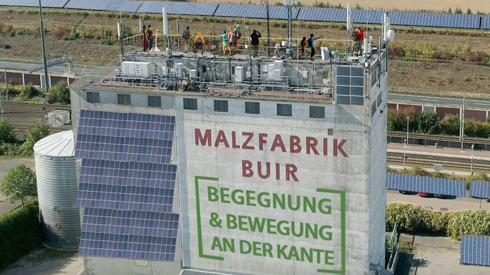 Die Malzfabrik in Buir.
