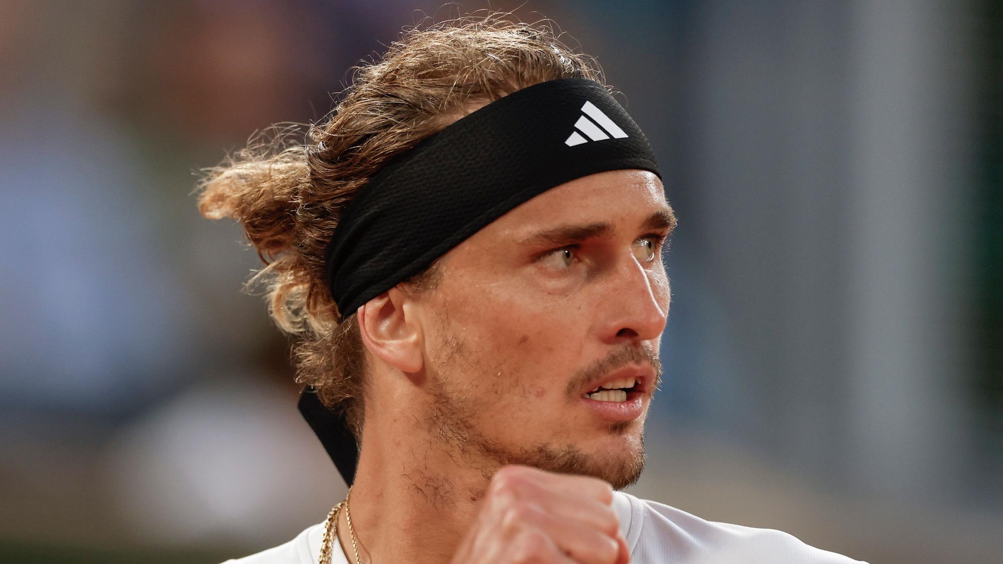 Alexander Zverev jubelt