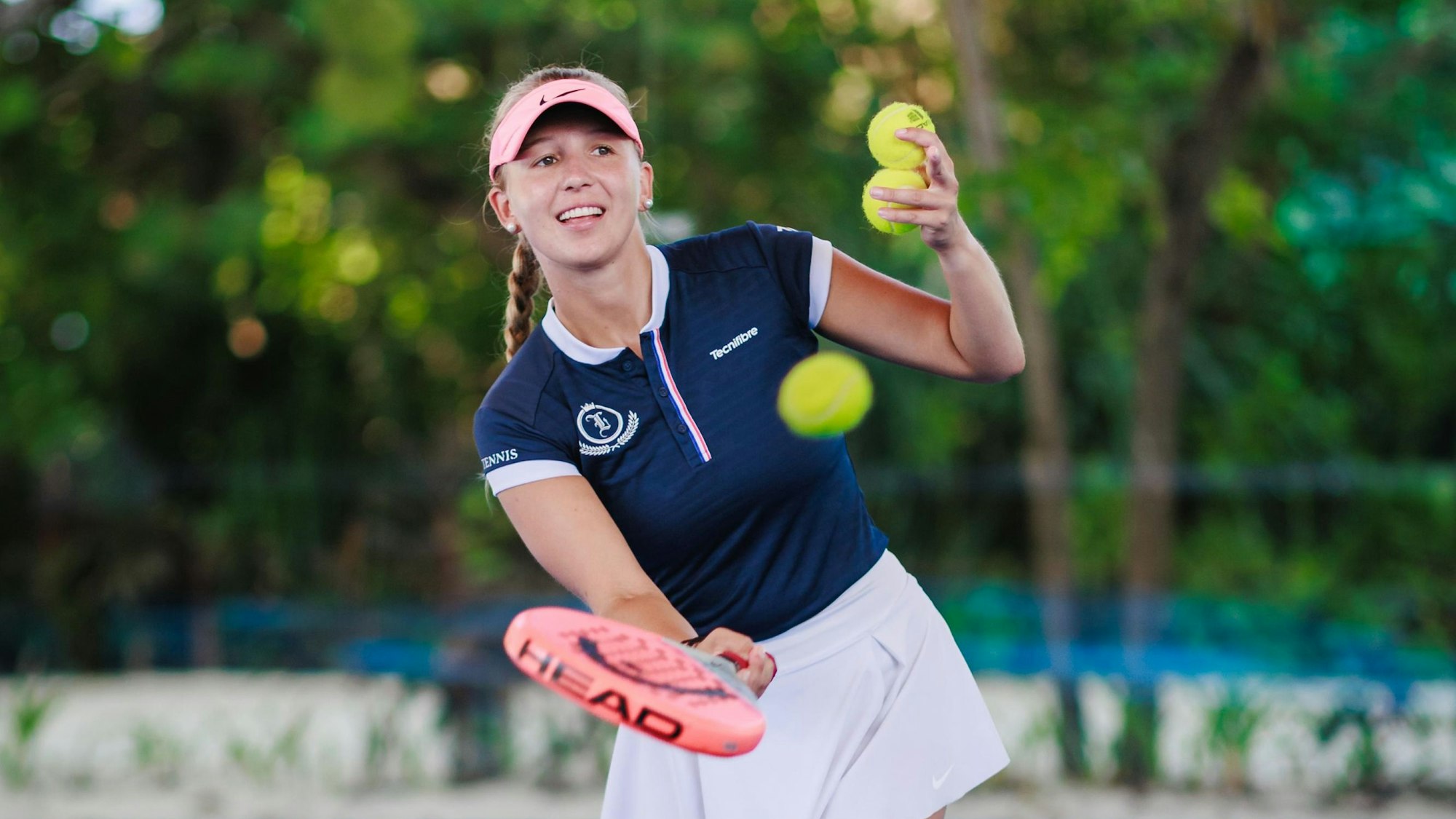 Bild einer Tennisspielerin