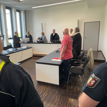 Der Gerichtssaal in Gummersbach.