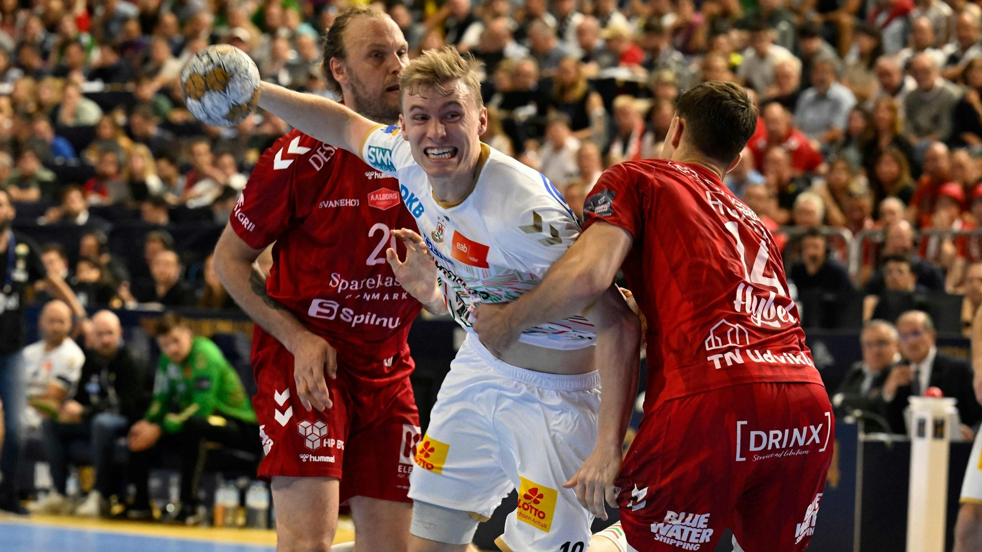 Magdeburgs Gisli Kristjansson.