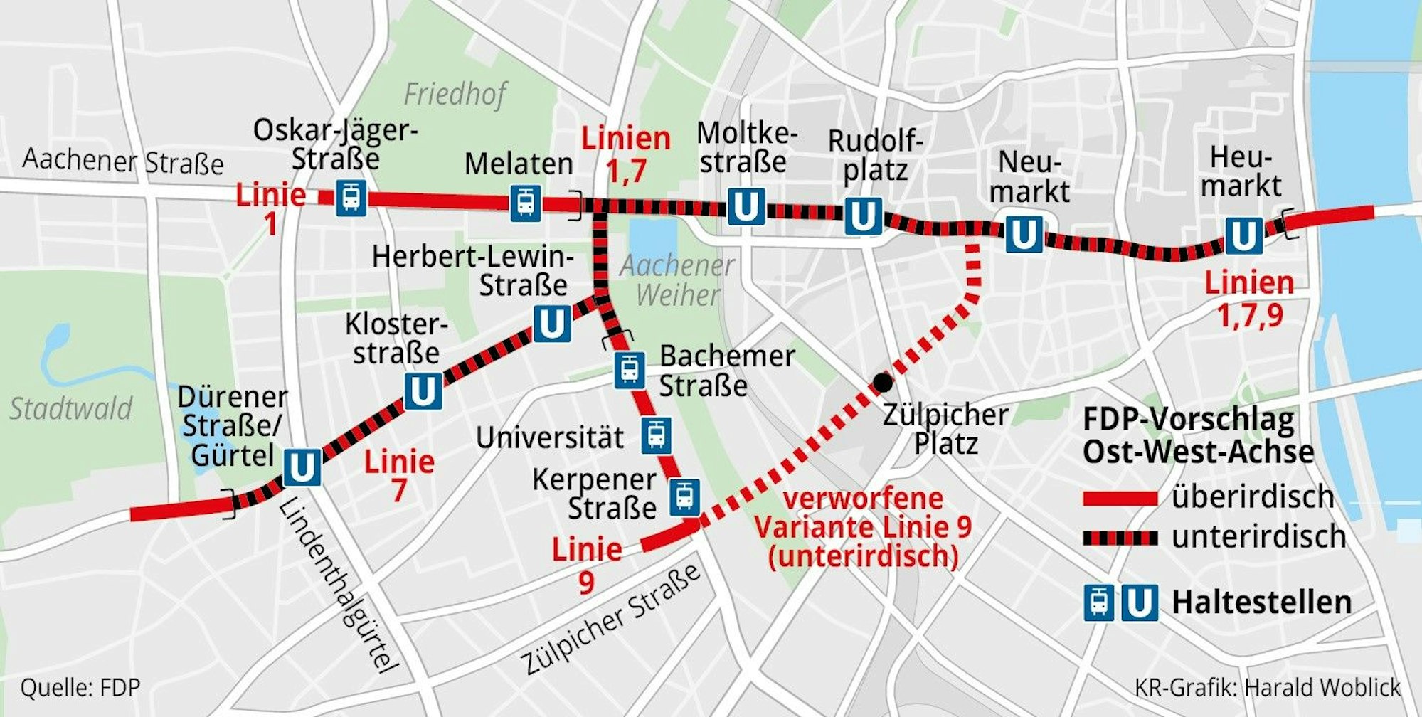 Die Ost-West-U-Bahn