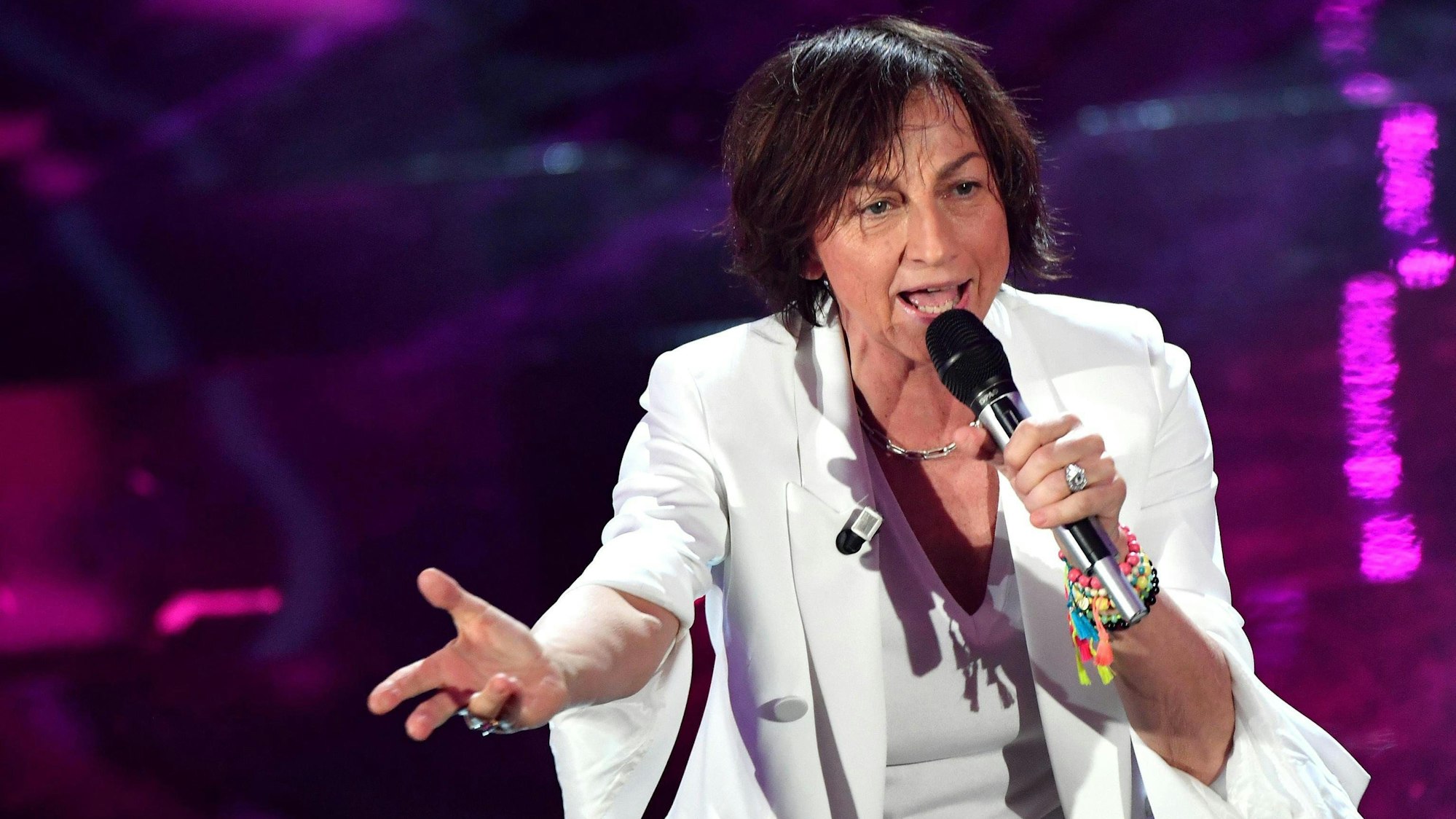 Gianna Nannini bei der 68. Ausgabe des Schlagerfestivals Sanremo 2018