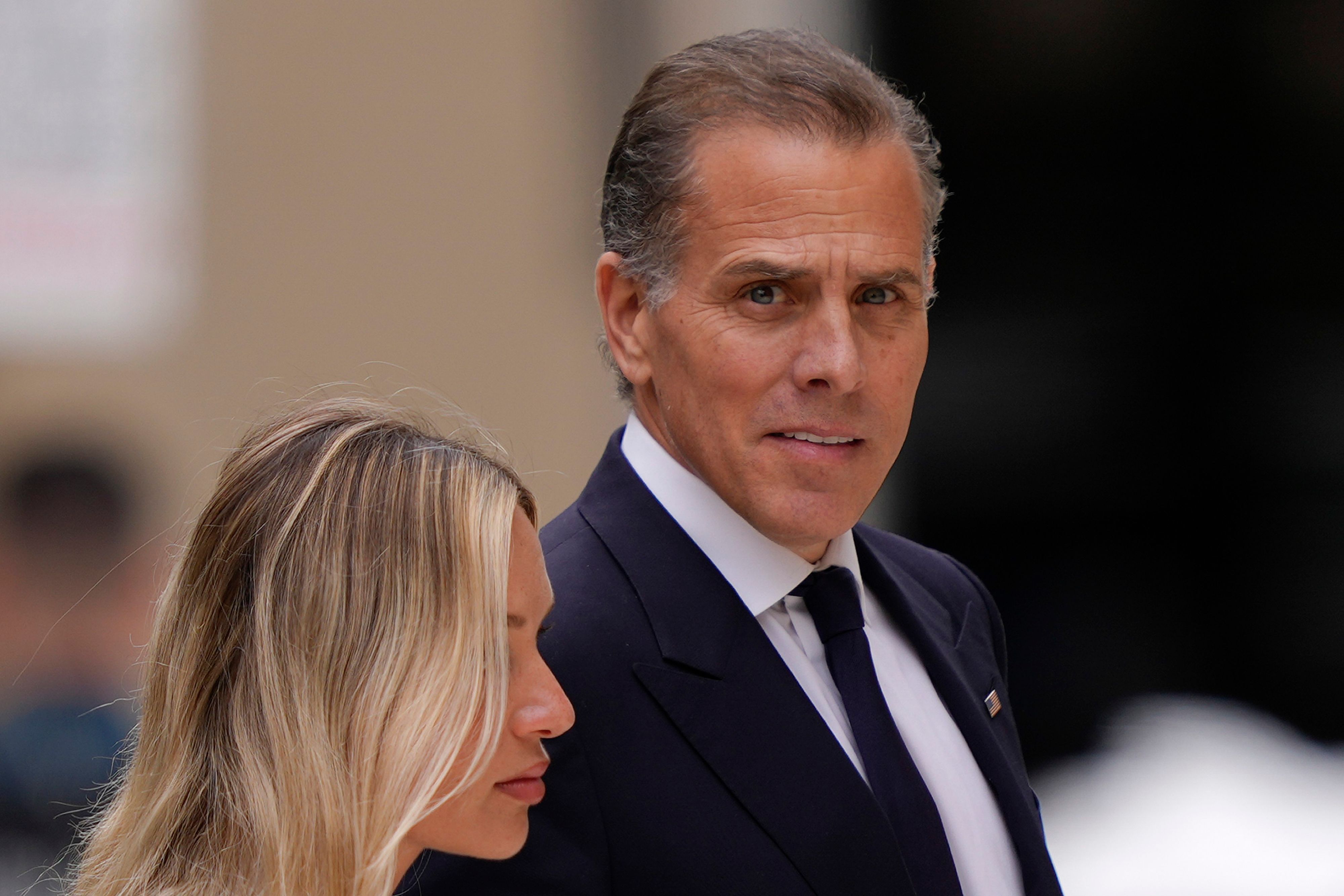 Hunter Biden, Sohn von US-Präsident Joe Biden, vor dem Gerichtsgebäude in Wilmington, Delaware.