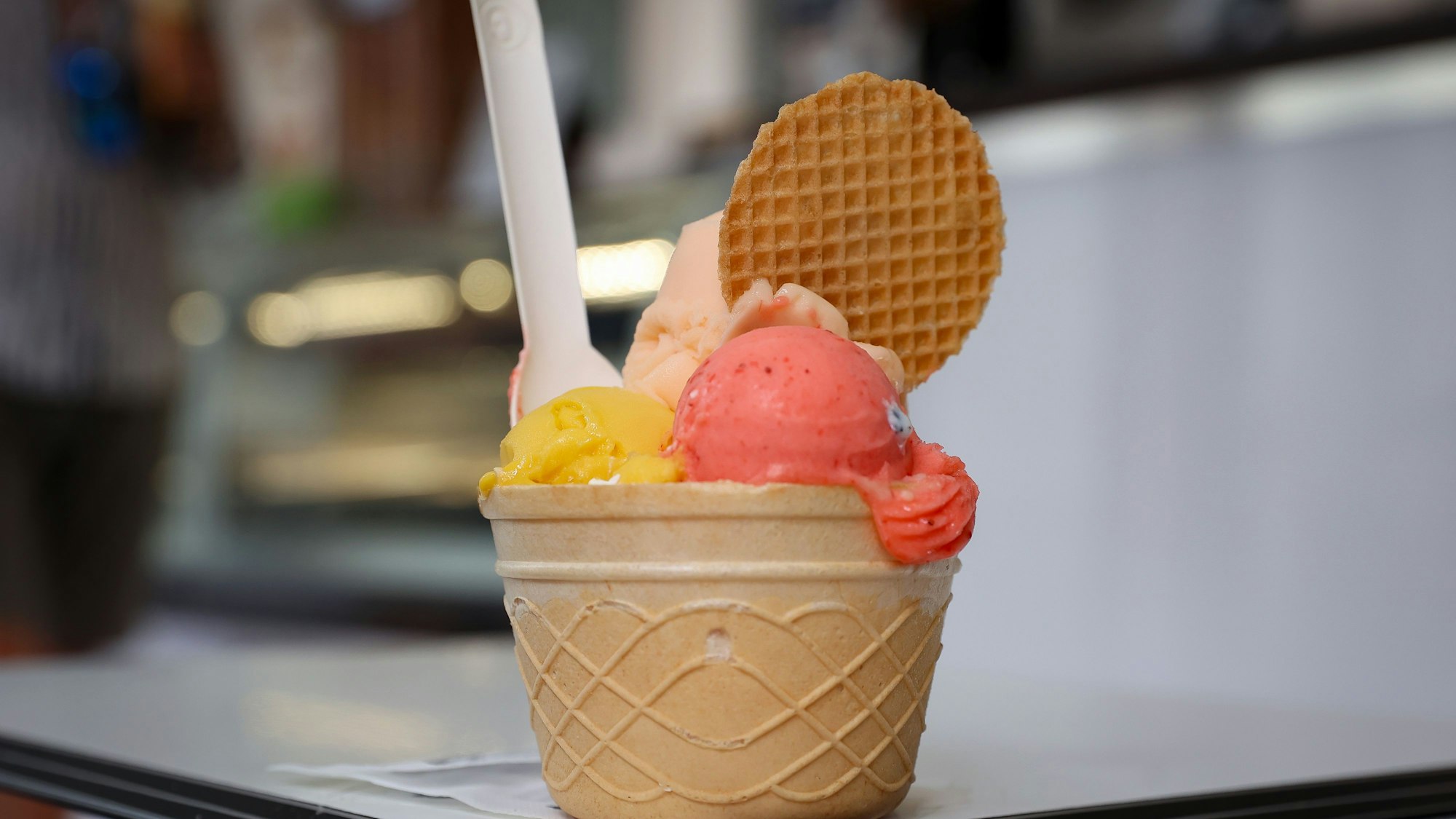 Eisbecher von Il Gelato di Ferigo in Köln.
