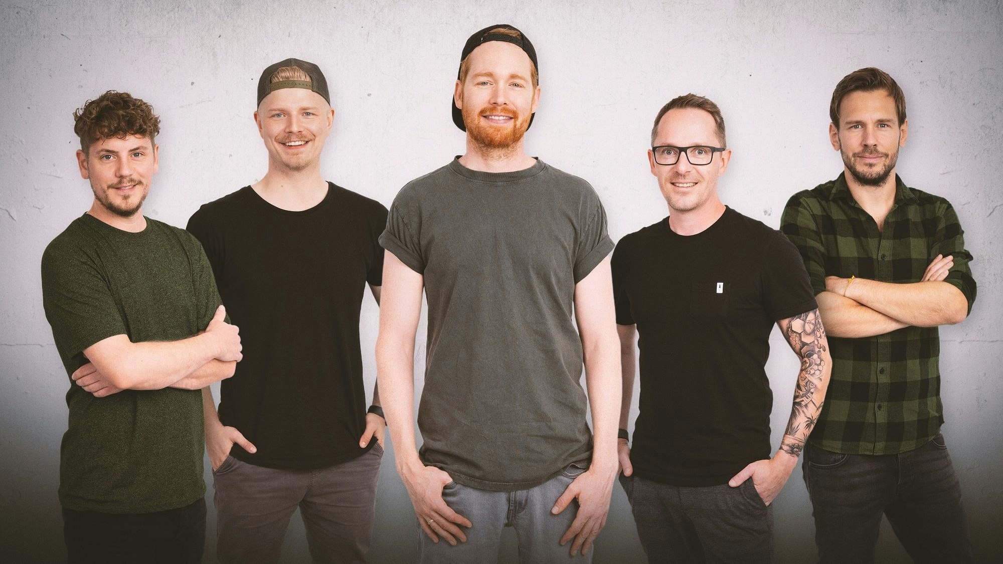 Das Foto zeigt die Mitglieder der kölschen Band Miljö.