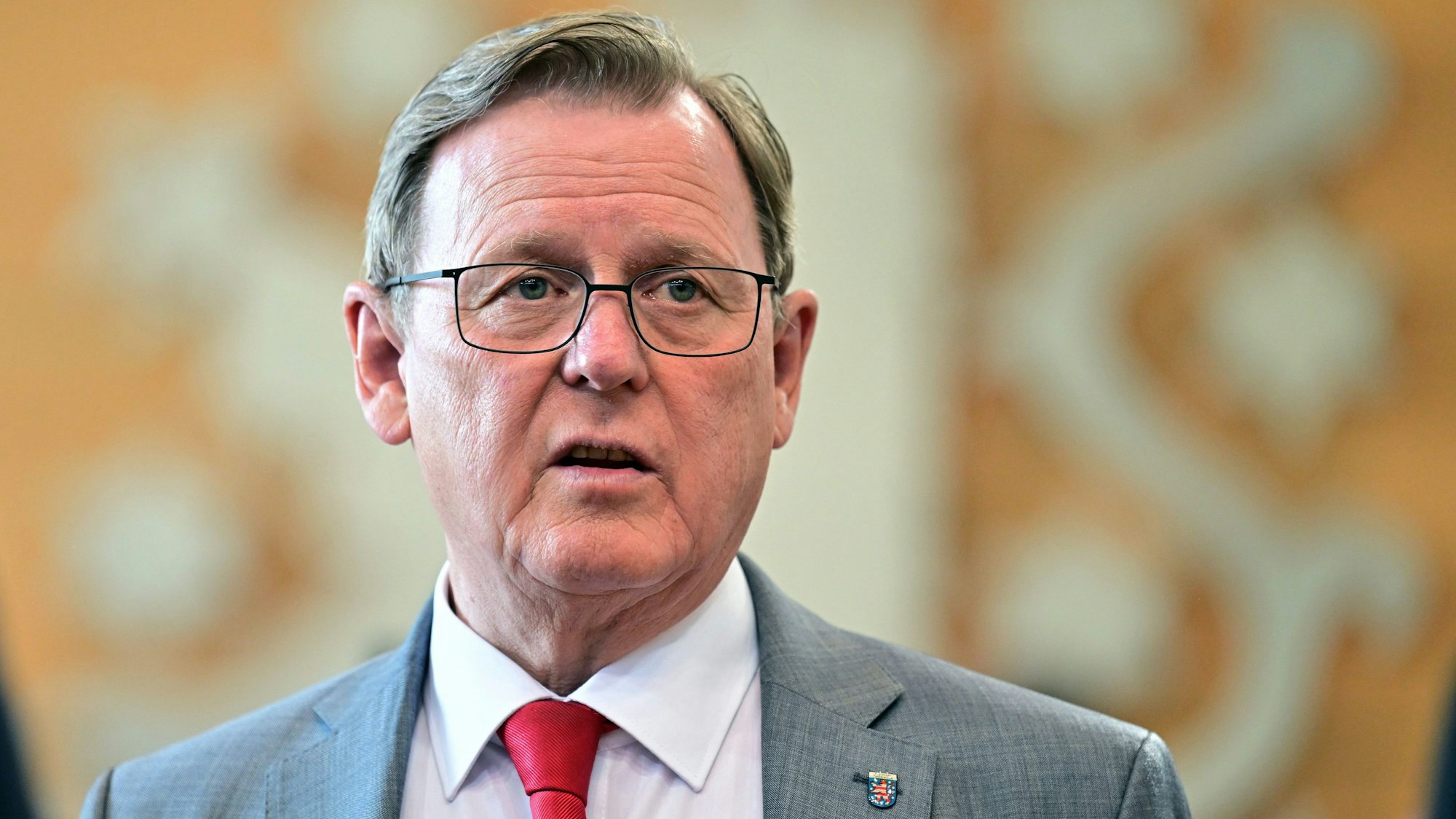 Eine Aufnahme von Bodo Ramelow (Die Linke), Ministerpräsident von Thüringen.