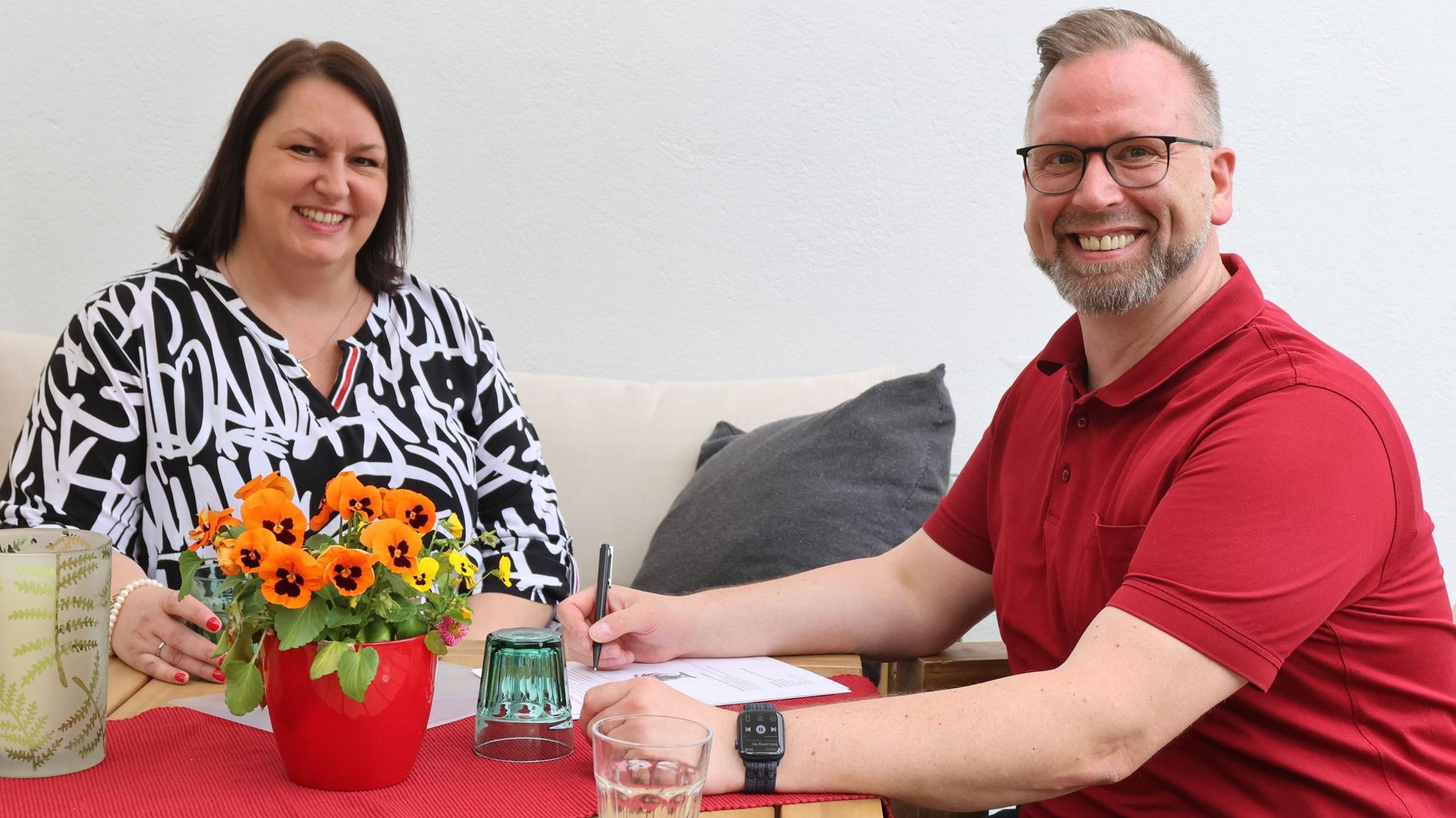 Tanja und Matthias Benkert.