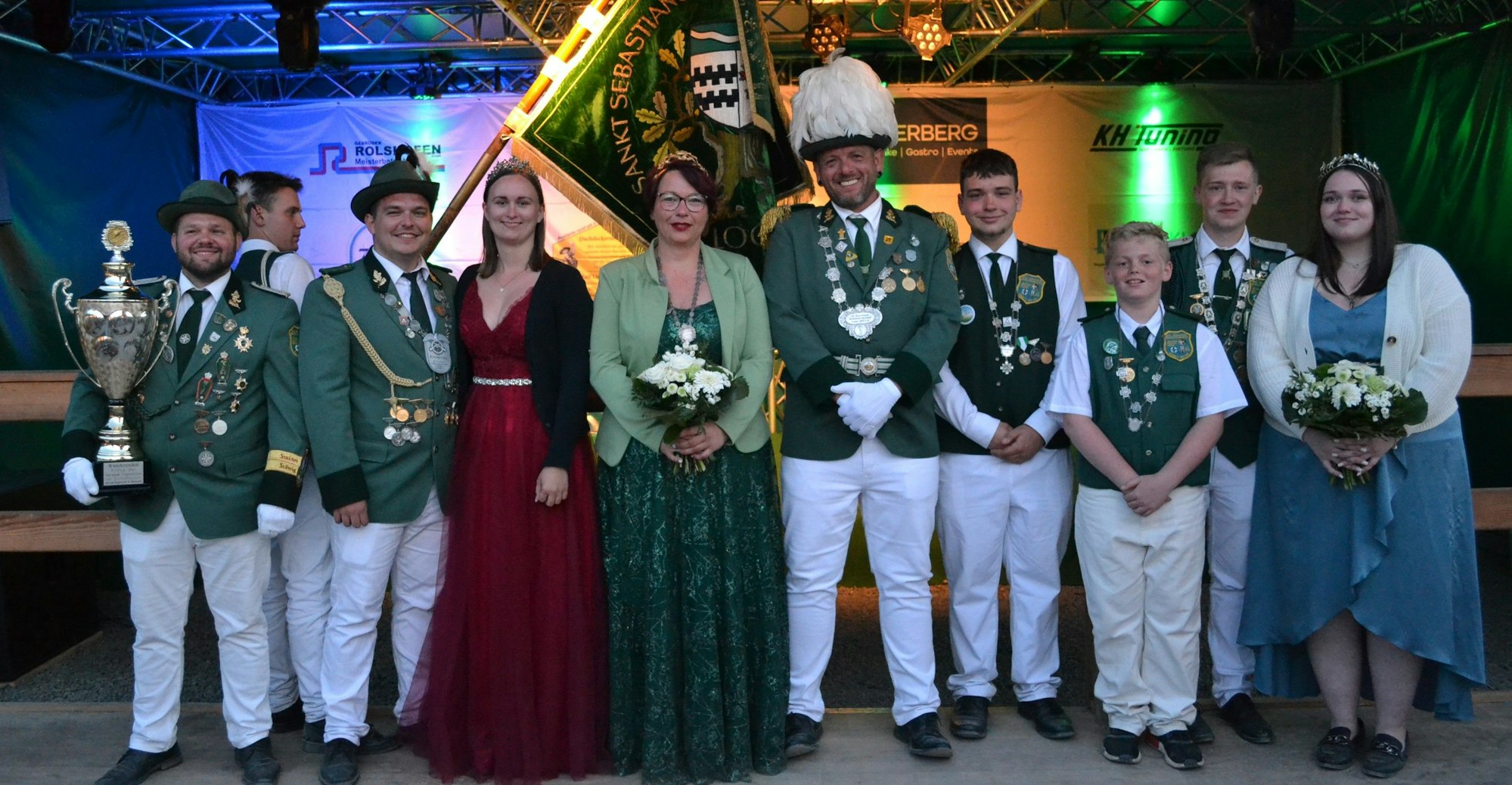 Schützenfest-Krönung in Engelskirchen-Loope.