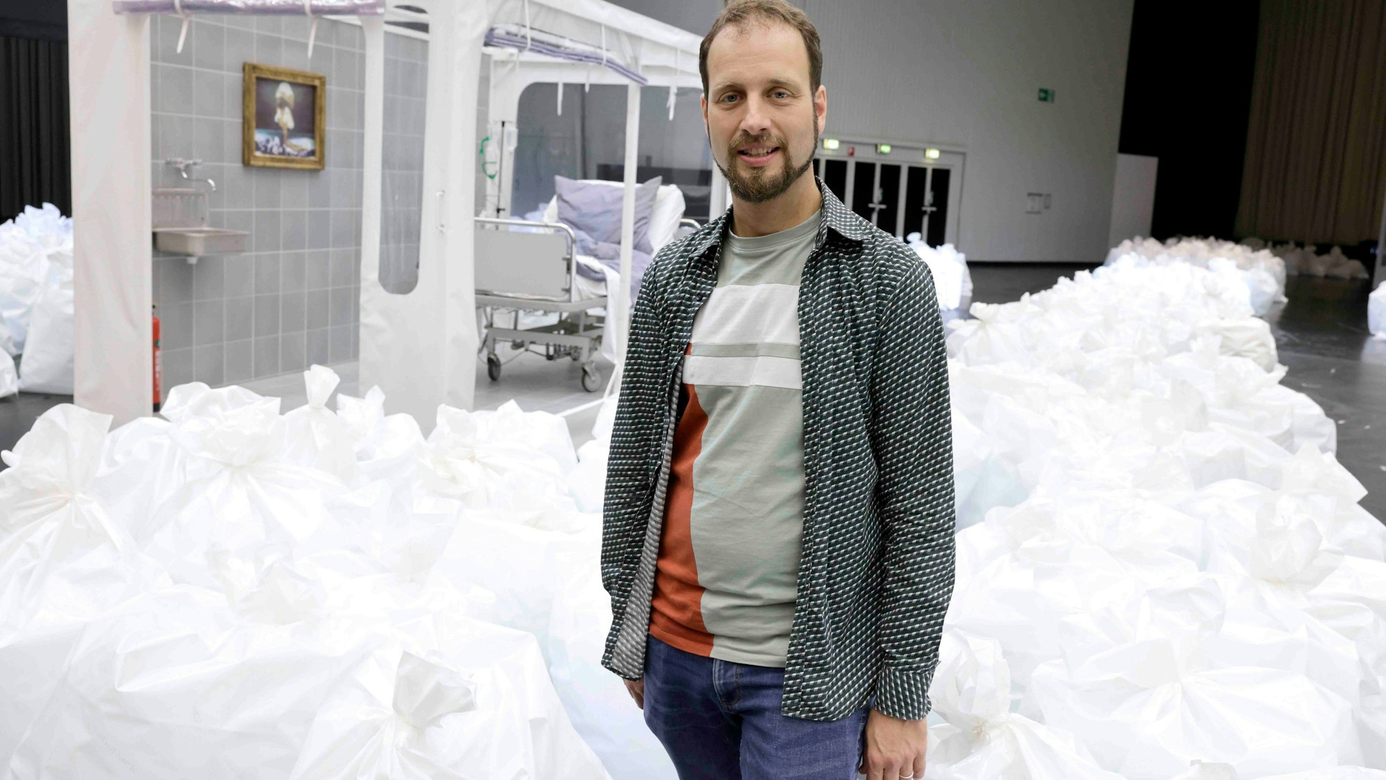 Komponist und Dirigent Ondřej Adámek im Staatenhaus.