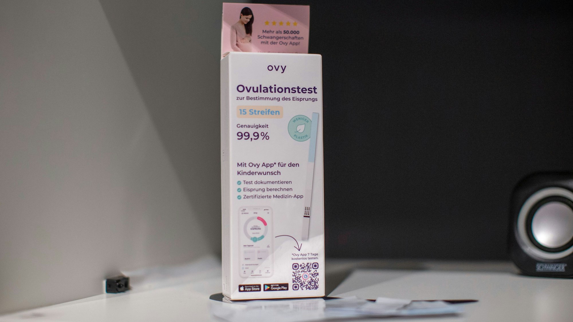 Eine Verpackung für einen Test.