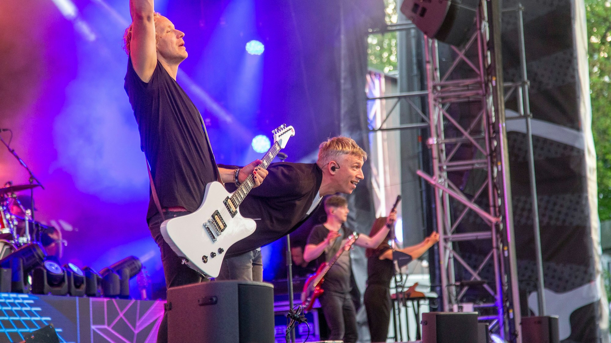 Kasalla bei der Saisoneröffnung im Tanzbrunnen 2023.