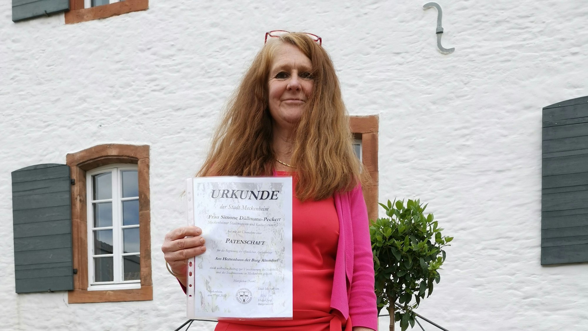 Simone Düllmann-Peckert aus Altendorf ist Grünpatin der Stadt Meckenheim.