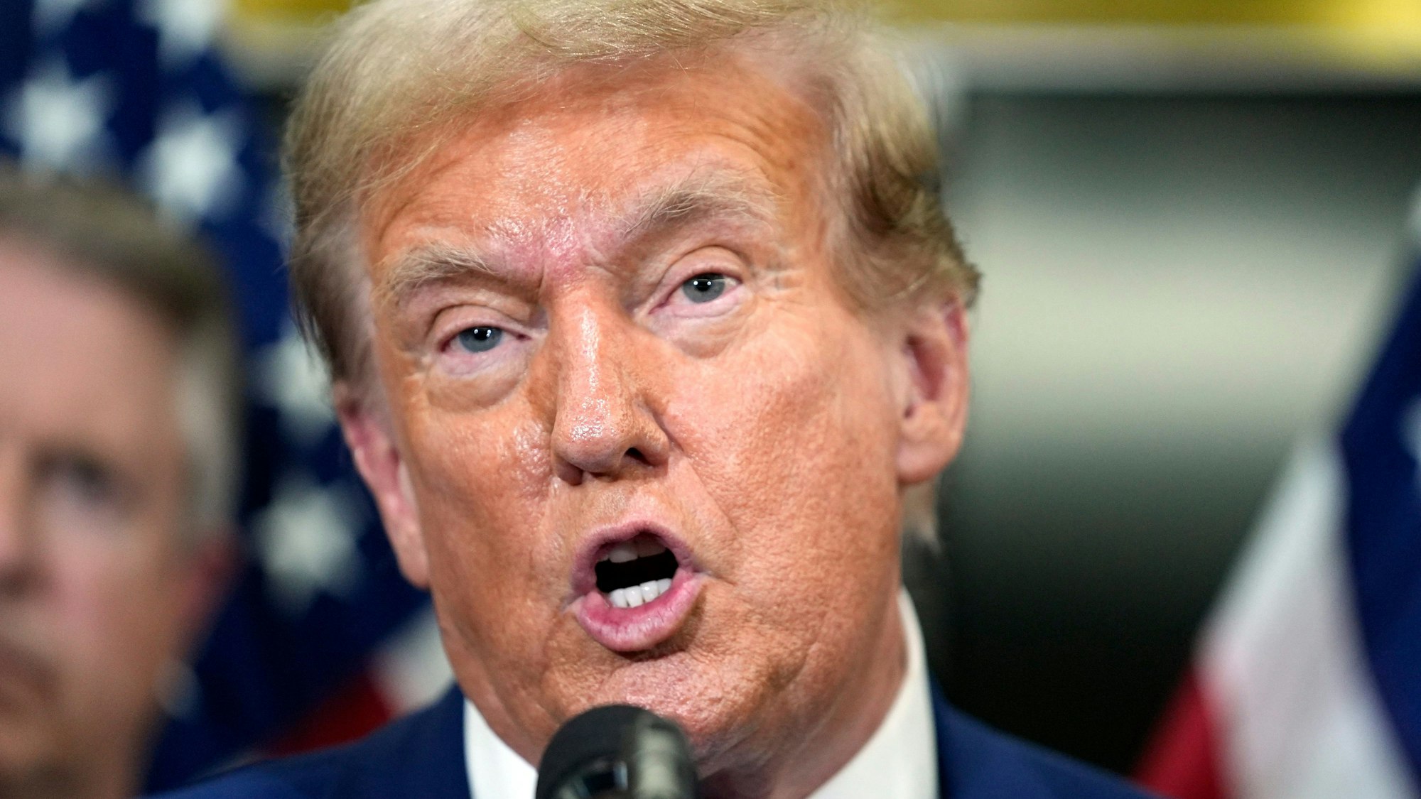 Der frühere US-Präsident Donald Trump hat sich zu Russlands Kriegsschiffen in Kuba und über Wladimir Putin geäußert. (Archivbild)