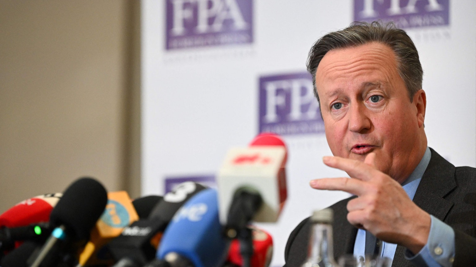 David Cameron am Donnerstag bei einer Pressekonferenz im Zentrum Londons