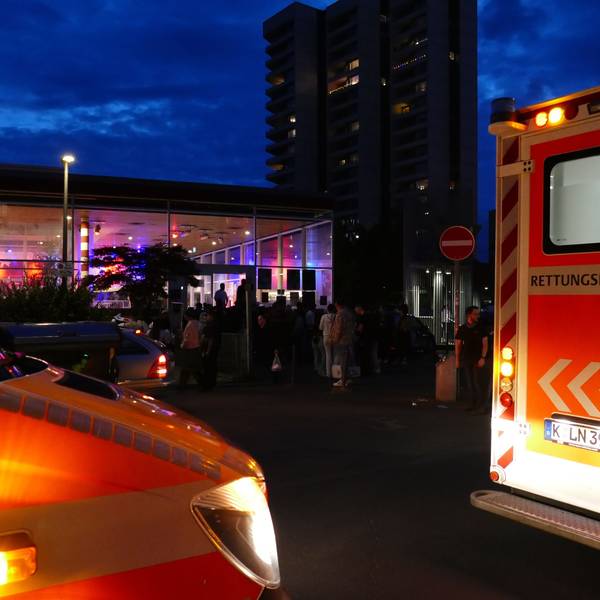 Rettungseinsatz nach Konzert von Kidd Kawaki.