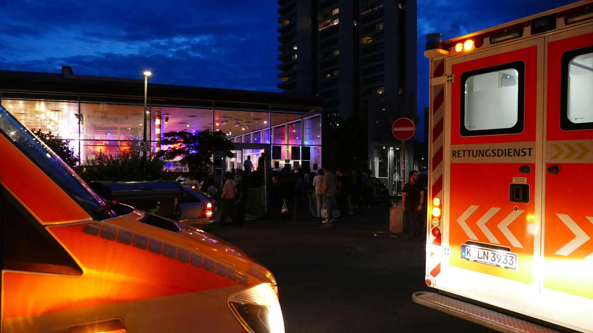Rettungseinsatz nach Konzert von Kidd Kawaki.