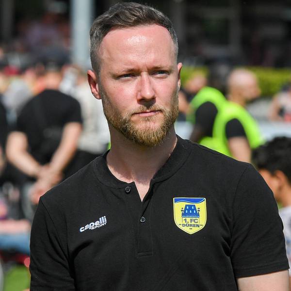 Martin Grund Co-Trainer 1. FC Düren, Porträt, Portrait, 11.05.2024, Düren Deutschland, Fussball, Regionalliga West, 1. FC Düren - TSV Alemannia Aachen *** Martin Grund Co Coach 1 FC Düren , Portrait, Portrait, 11 05 2024, Düren Germany , Football, Regionalliga West, 1 FC Düren TSV Alemannia Aachen xmhx