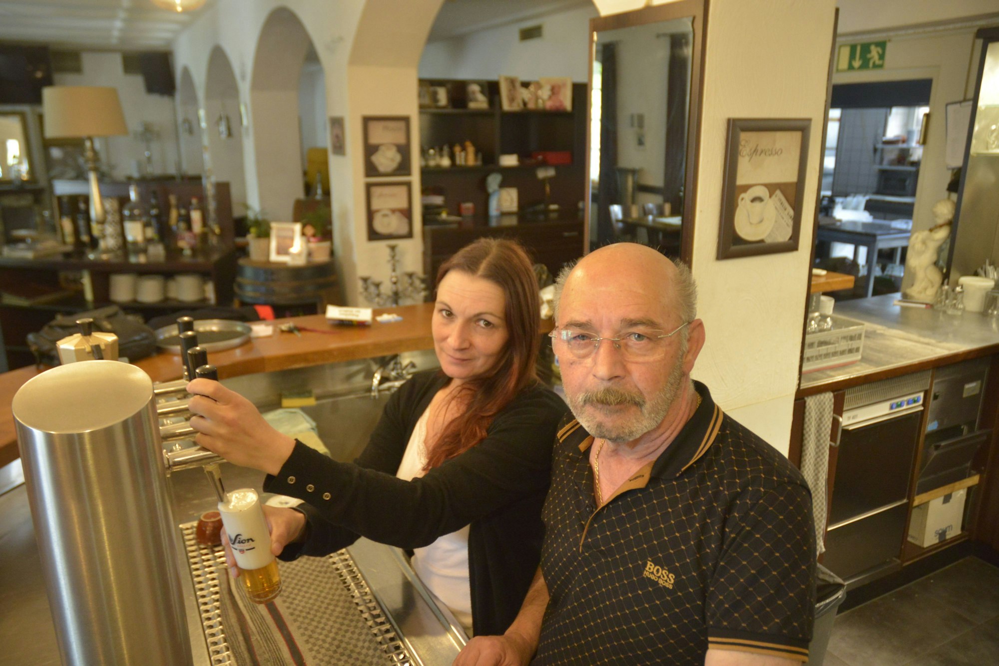 Das letzte Bier zapften Marcella und Franco Rizzuti schon vor einigen Wochen. Das Restaurant Ratskeller ist geschlossen.
