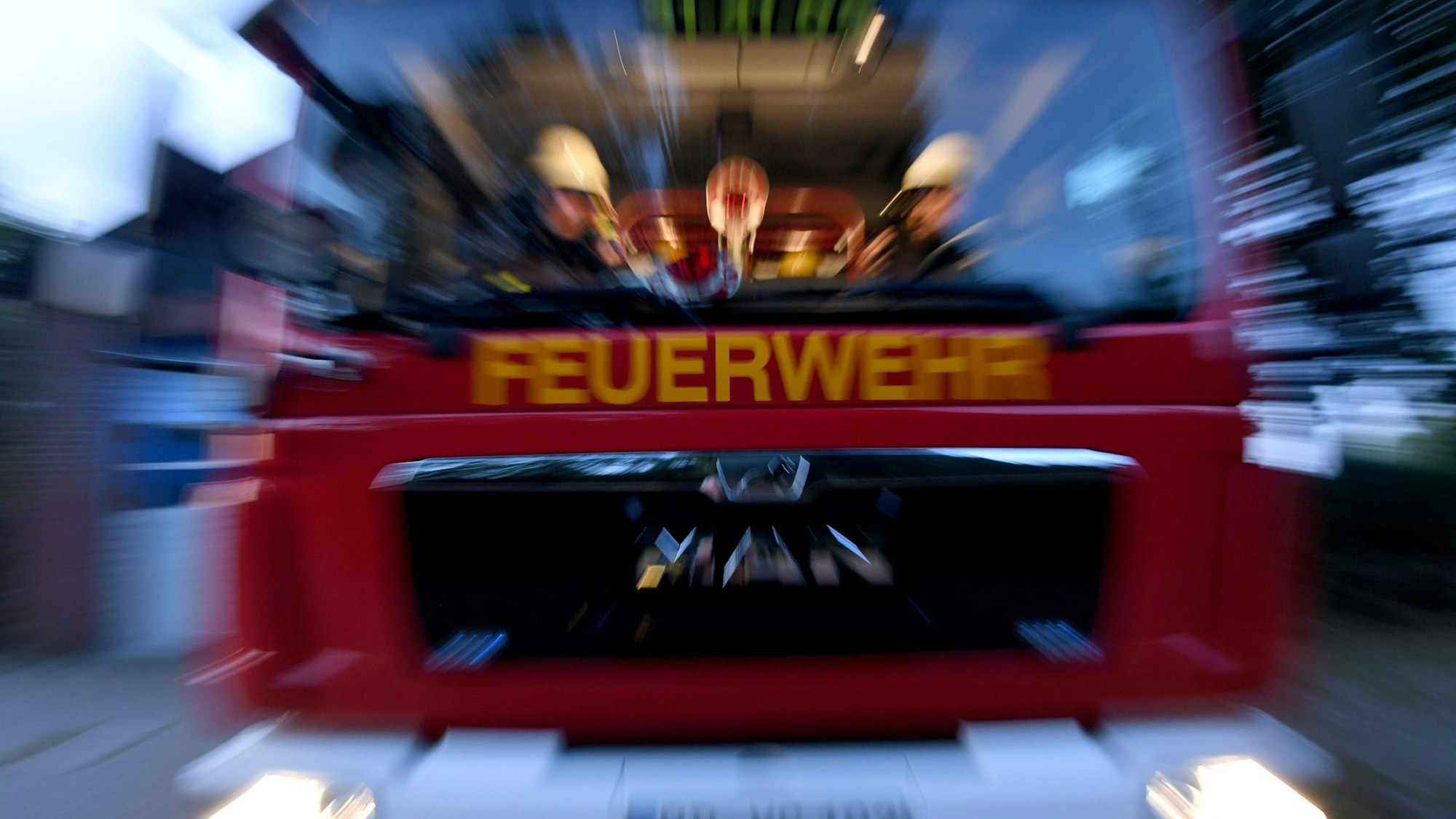 Feuerwehr im Einsatz.