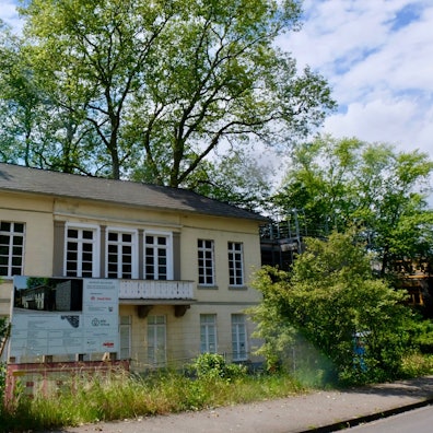 Der Bahnhof Belvedere an der Belvederestraße wird derzeit saniert.