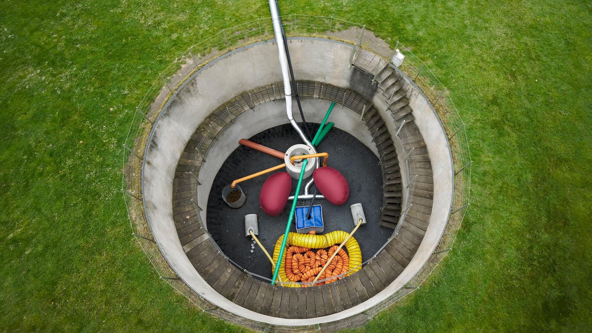 „Insides“ von Marte Eknæs im Kölner Skulpturenpark.