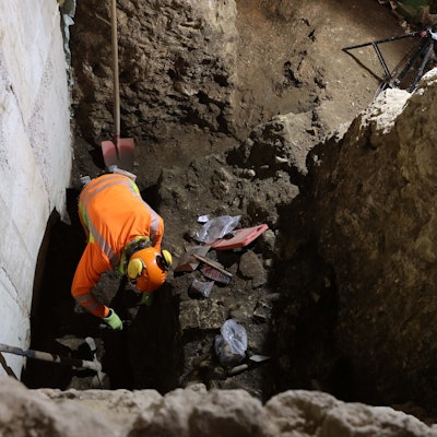 Parallel zum Bau des Museums laufen weiterhin Ausgrabungen für das künftige MiQua.