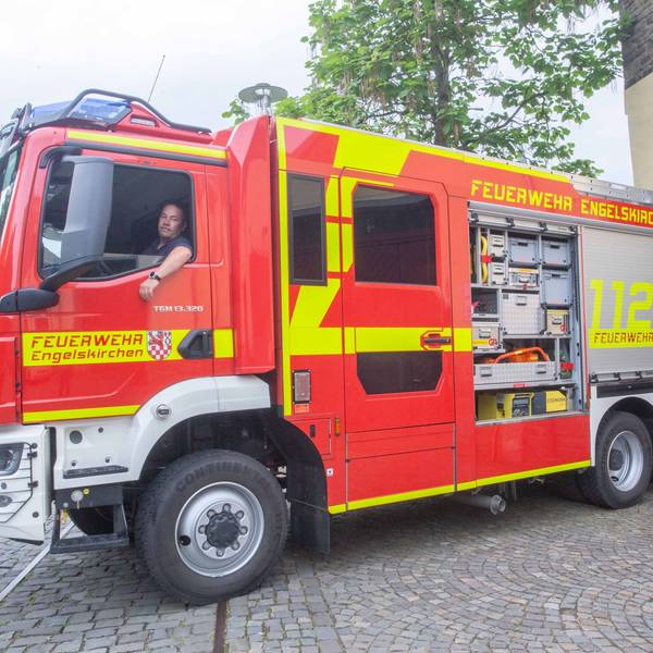 Das neue LF 20 der Freiwilligen Feuerwehr Engelskirchen.