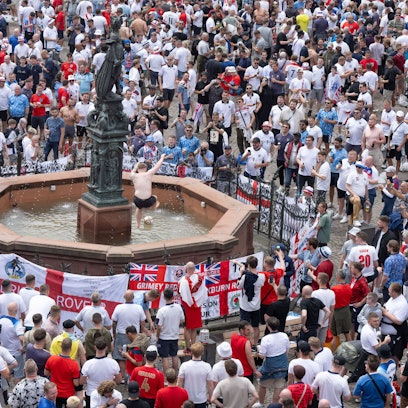In Frankfurt machten die Engländer am Donnerstag Halt. Jetzt kommen sie nach Köln.