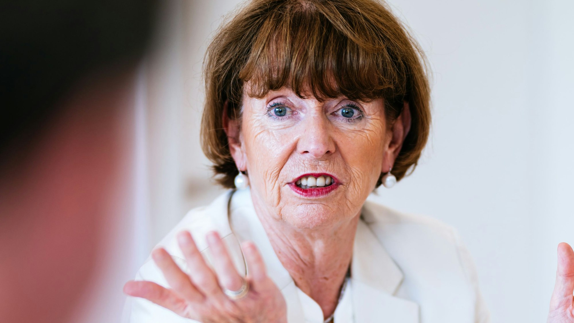 „Ich bin immer noch dabei, Strukturen zu ändern“: In Ihrem Büro im Historischen Rathaus beantwortete Henriette Reker die Fragen der Kölnischen Rundschau.