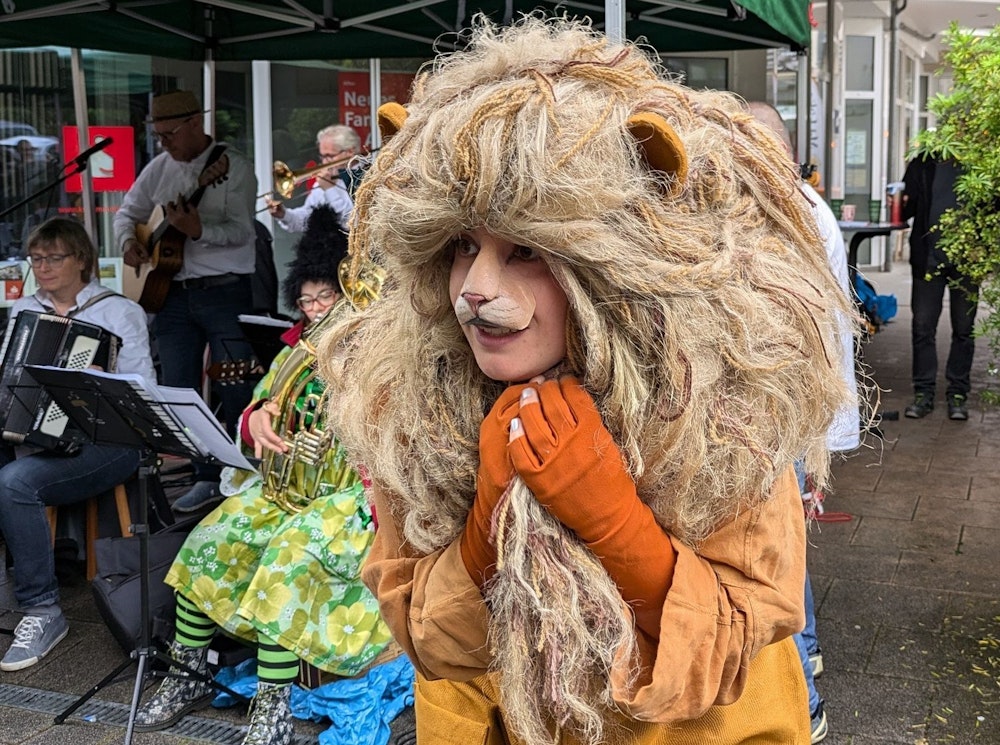 Nadine Ort als „Löwe ohne Mut“  Copyright: Frank Engel-Strebel Nadine Ort als „Löwe ohne Mut“  Copyright: Frank Engel-Strebel