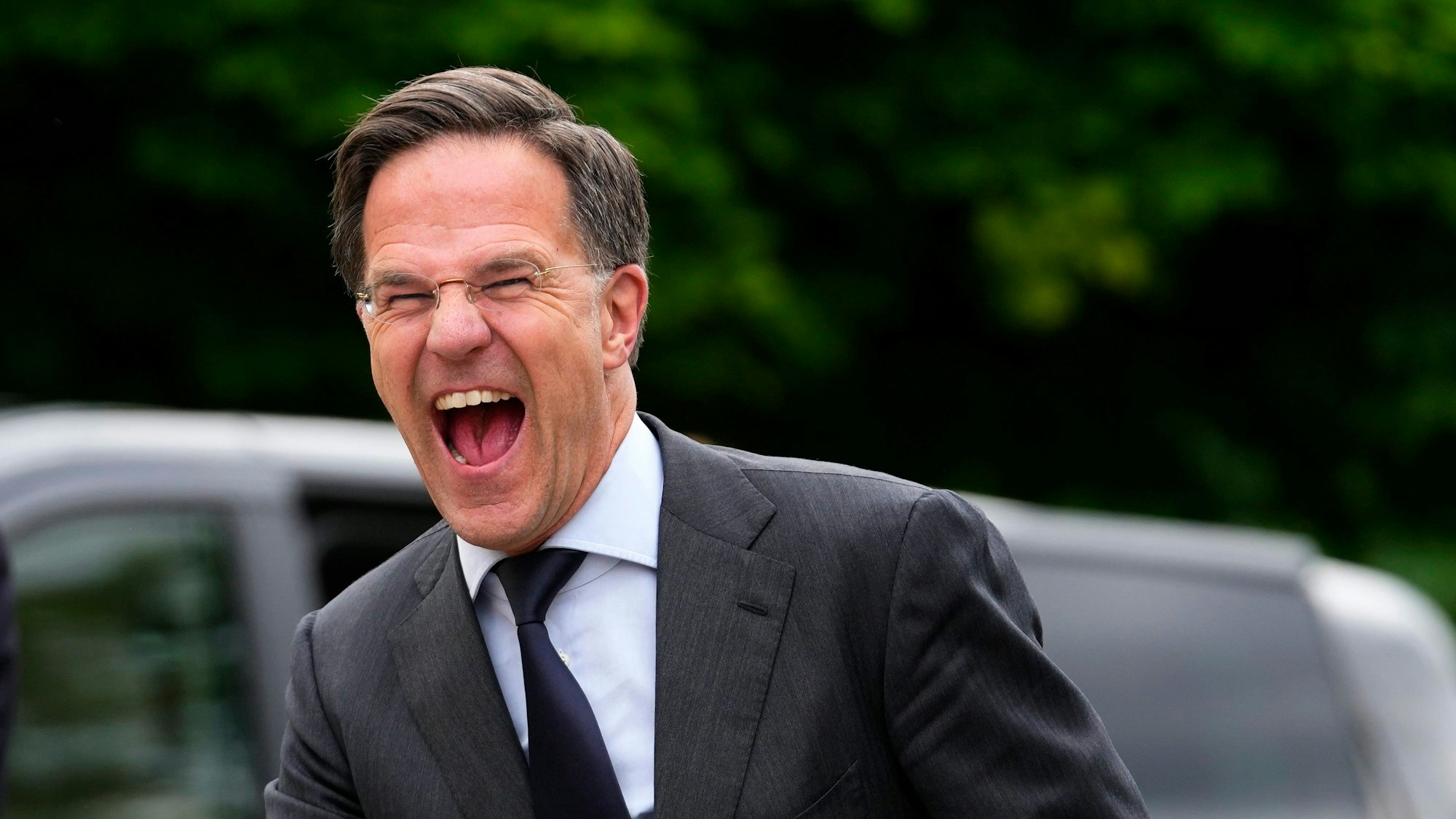 Der scheidende niederländische Ministerpräsident Mark Rutte wird am Mittwoch offiziell zum Nato-Generalsekretär ernannt. (Archivbild)