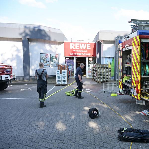 Der Rewe-Markt in Schemmen.