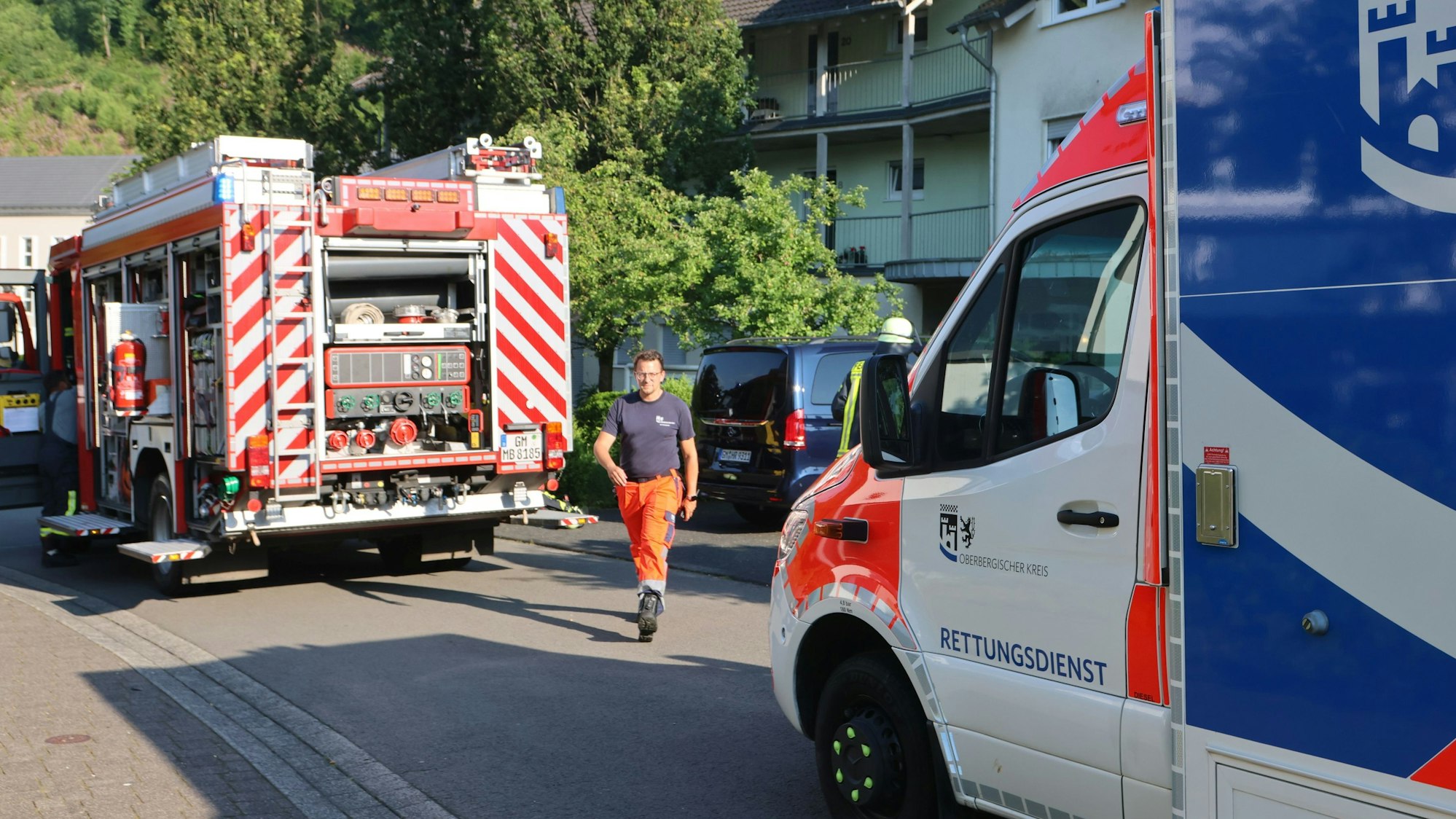 Am Mittwochabend wurde Morsbachs Feuerwehr zu einem Einsatz in ein Pflegeheim an der Straße „Zum Prinzen Heinrich“ gerufen.