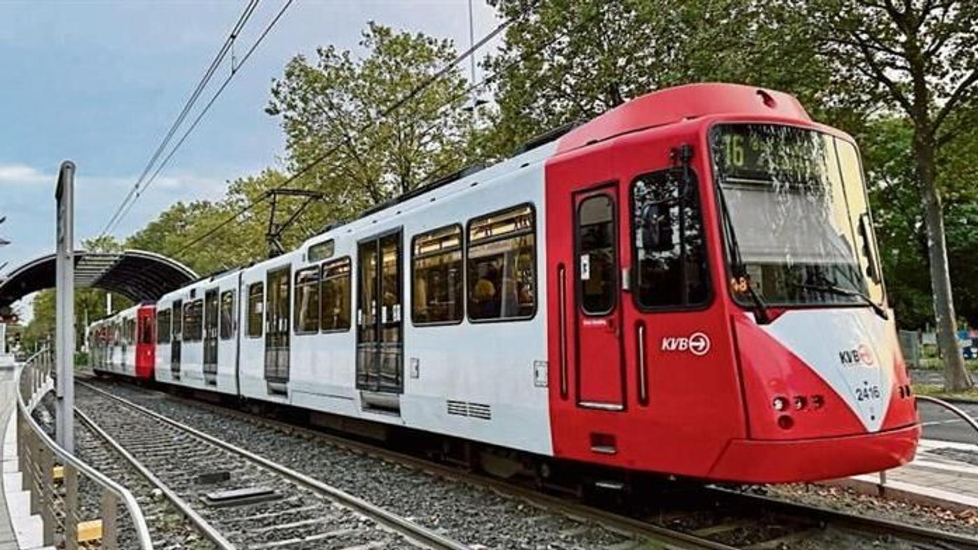 Eine Stadtbahn der Linie 16 fährt durch Bad Godesberg?