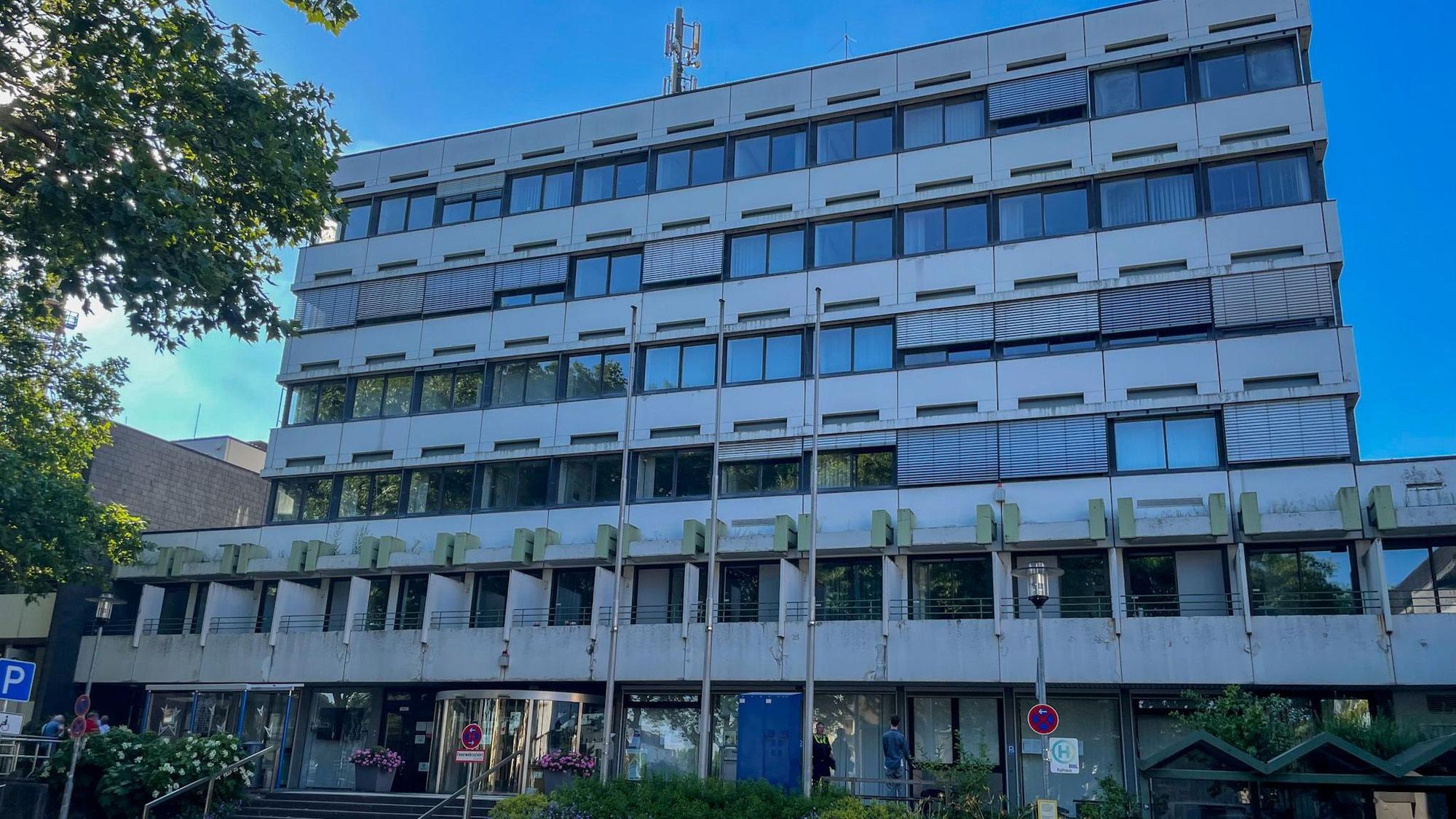 Das Rathaus in Leichlingen.
