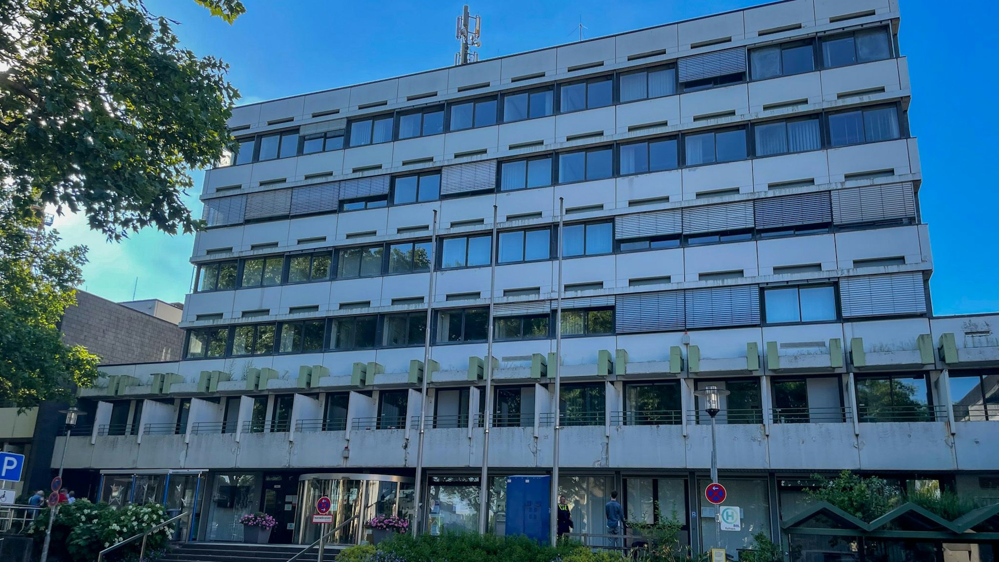 Das Rathaus in Leichlingen.