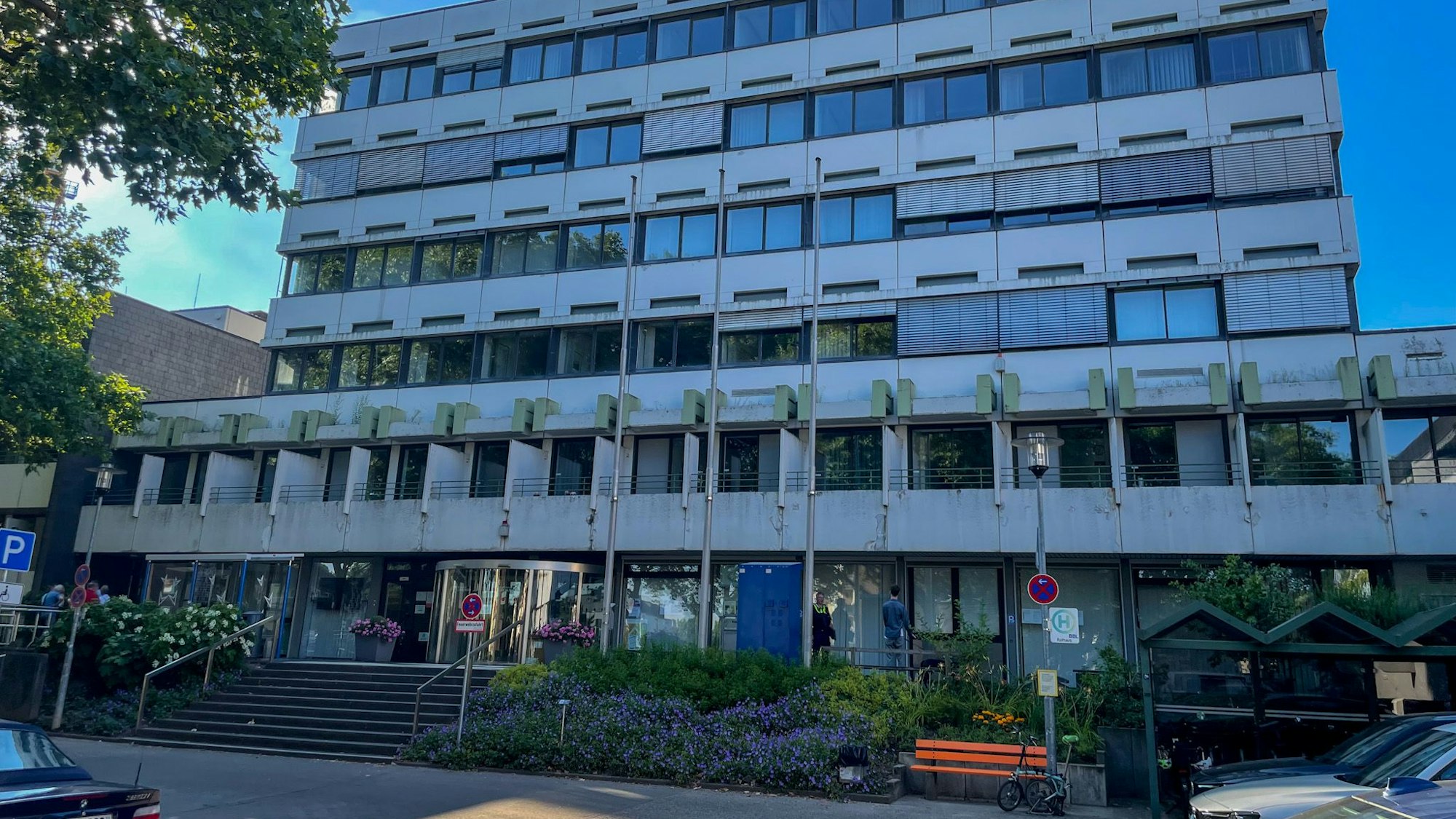 Das Rathaus in Leichlingen.