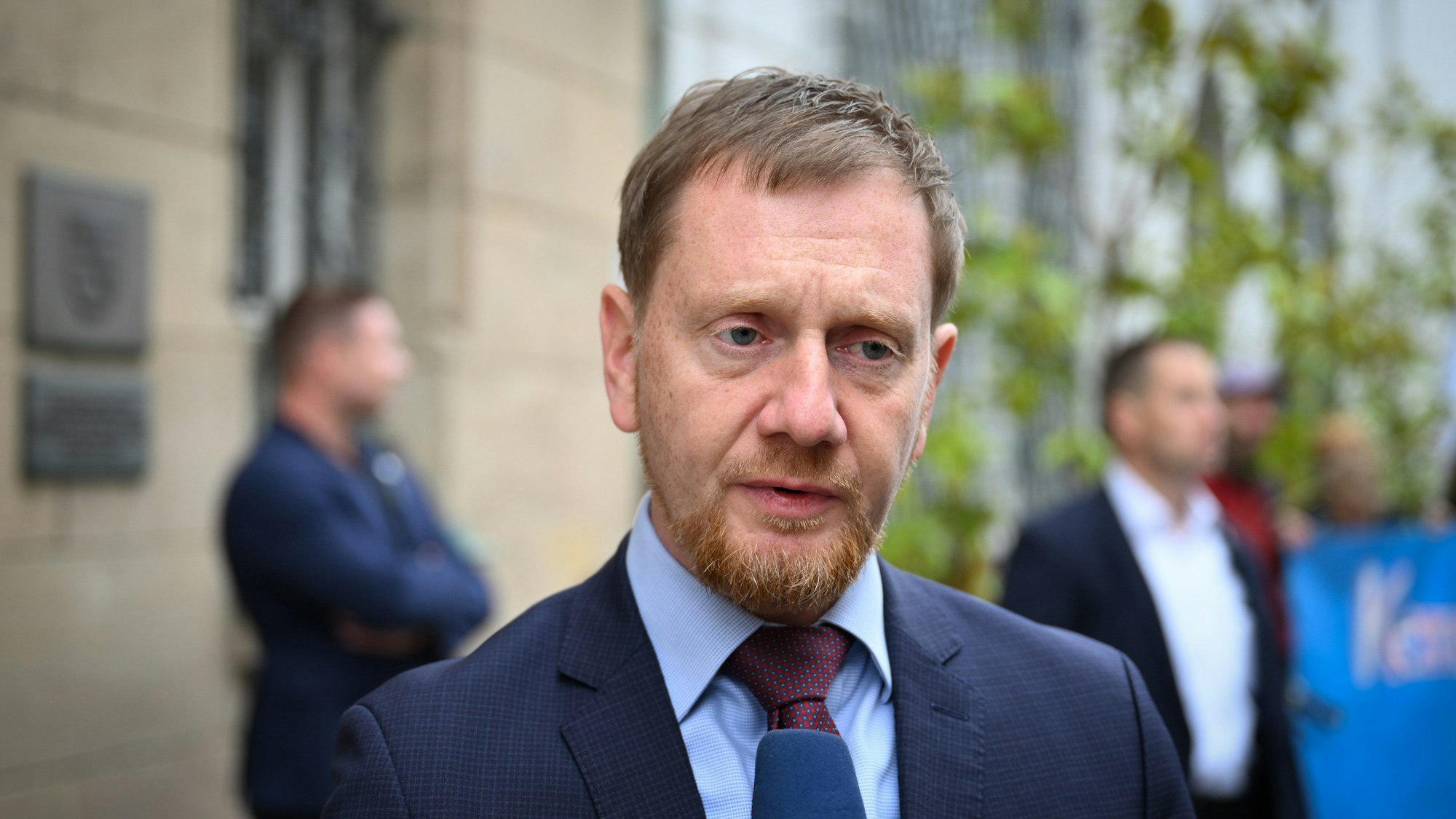 „Die Grünen werden nicht mehr gebraucht“, sagt Michael Kretschmer.