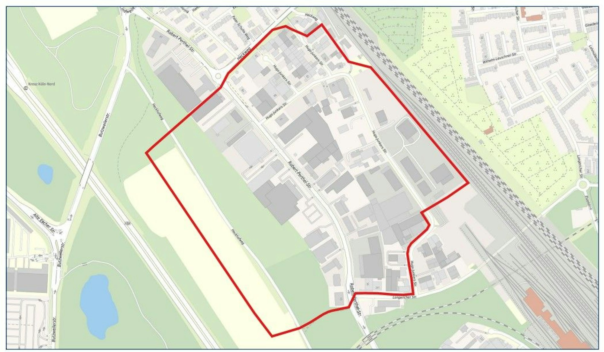 Der Evakuierungsberich wurde festgelegt.