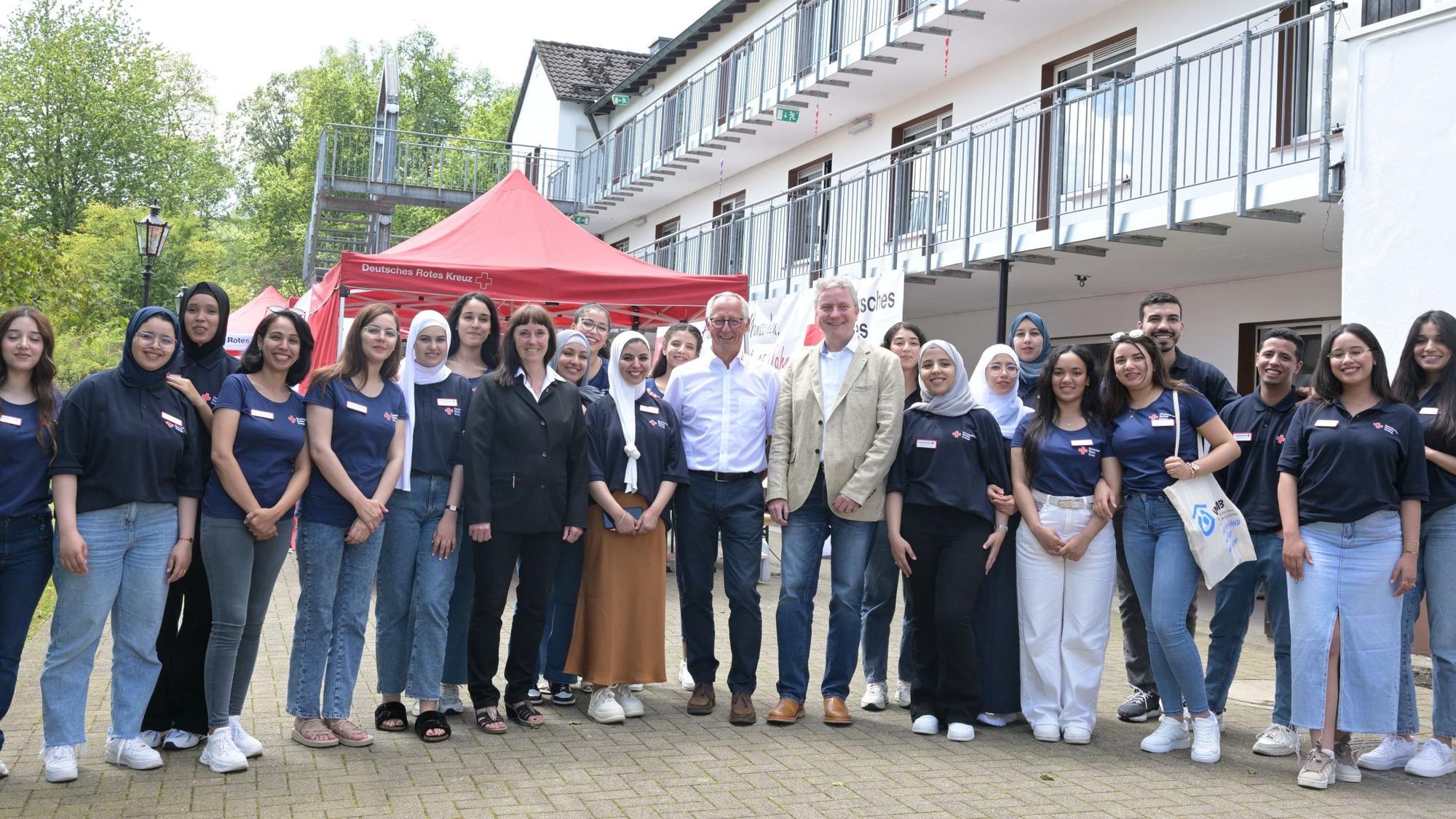 Eröffnung der DRK-Zukunftswerkstatt in Overath-Klefhaus