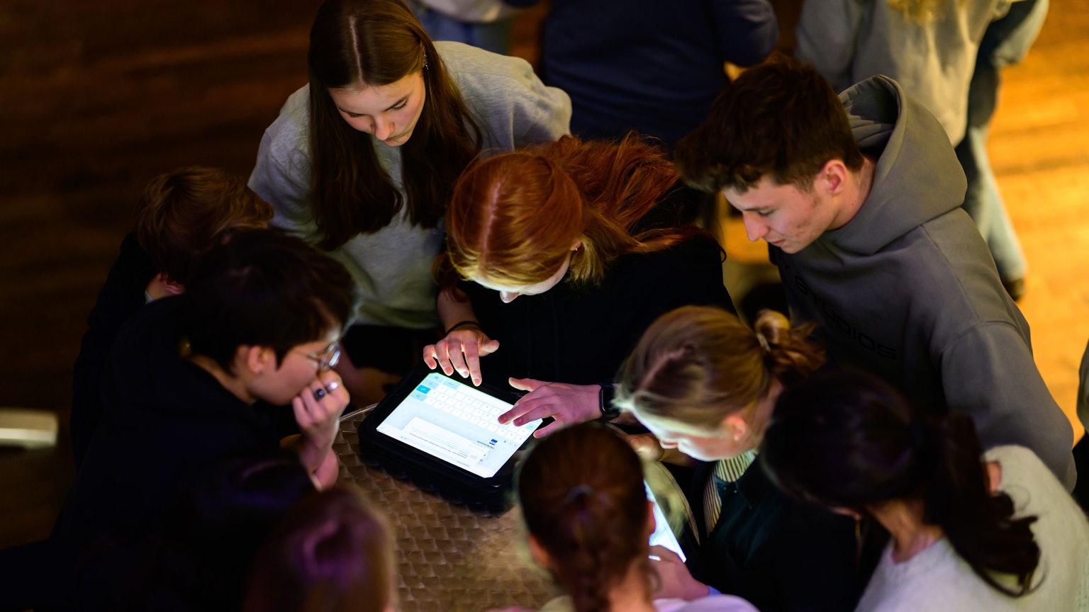 Auch Teamgeist ist wichtig beim Rundschau-Webbewerb.