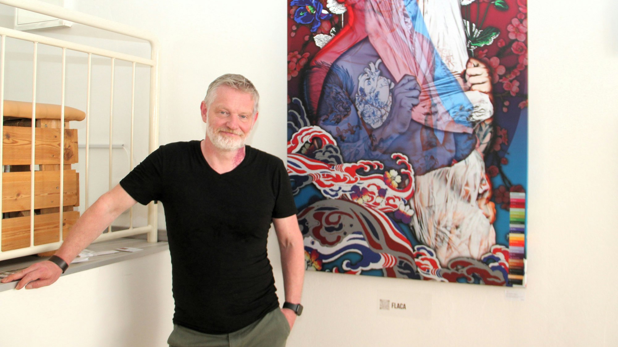 Arnd Schäfer zeigt im Kunstraum Grevy (Rolandstraße 69) neue Arbeiten der Kölner Künstlerin Flaca.