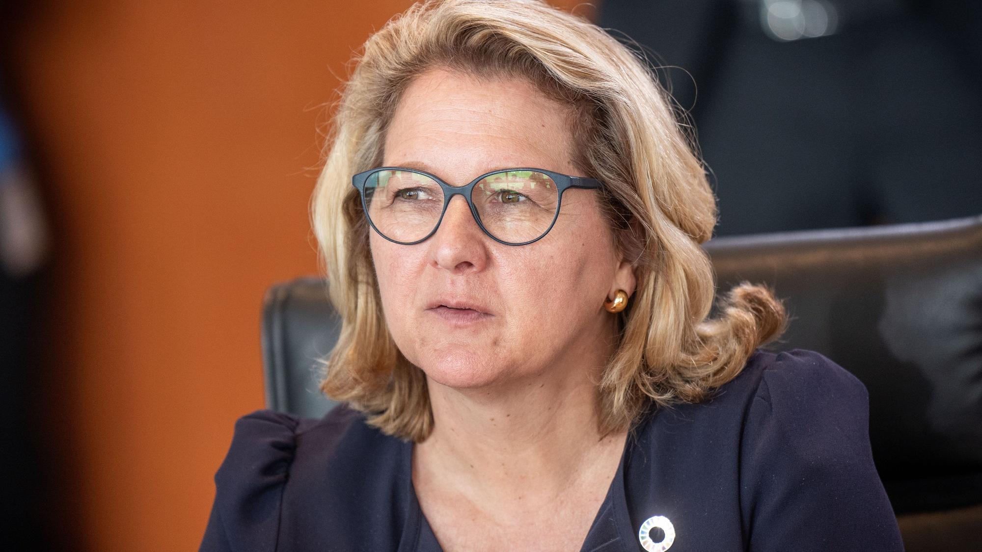 Berlin: Svenja Schulze (SPD), Bundesministerin für wirtschaftliche Zusammenarbeit und Entwicklung