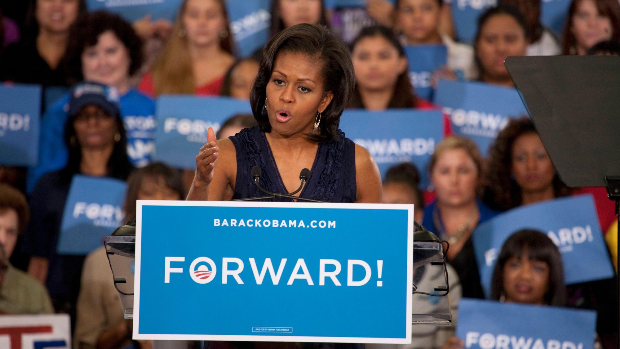 Michelle Obama als Präsidentin? Aktuell ist das nicht mehr als eine blühende Fantasie einiger Anhänger der Demokraten.