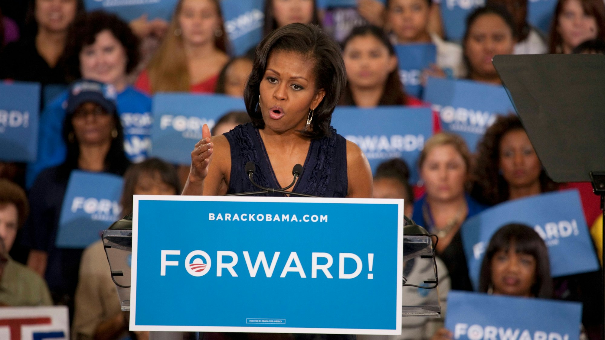 Michelle Obama als Präsidentin? Aktuell ist das nicht mehr als eine blühende Fantasie einiger Anhänger der Demokraten.