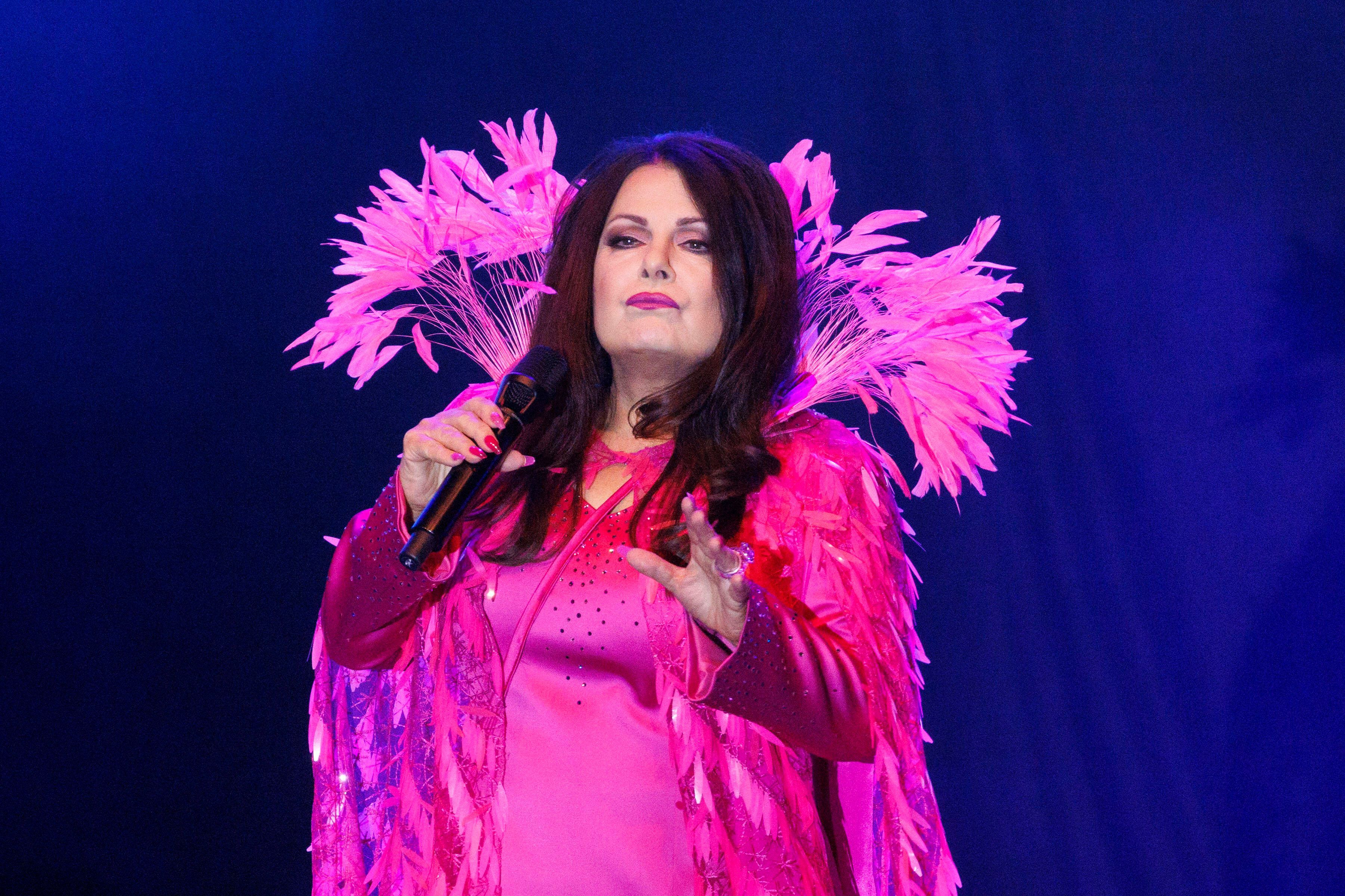 Marianne Rosenberg bei einem Auftritt in der Kölner Lanxess-Arena.