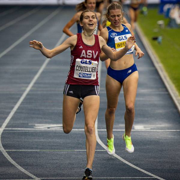 Deutsche Leichtathletik-Meisterschaften Braunschweig, 30.06.2024 Vera Coutellier ASV Köln e. V. wird Deutsche Meisterin Deutsche Leichtathletik-Meisterschaften am 30.06.2024 im Eintracht-Stadion, Braunschweig Niedersachsen *** German Athletics Championships Braunschweig, 30 06 2024 Vera Coutellier ASV Köln e V becomes German Champion German Athletics Championships on 30 06 2024 at Eintracht Stadium, Braunschweig Lower Saxony Copyright: xBEAUTIFULxSPORTS/B.Hoffmannx