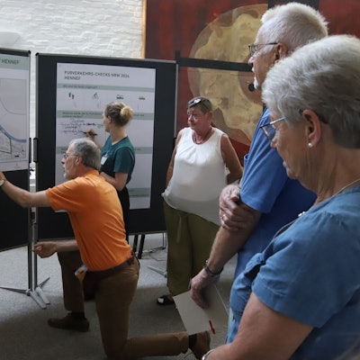 In der Meys Fabrik gab es die Auftaktveranstaltung zum Fußverkehrs-Check NRW in Hennef.